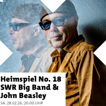 Der Künstler der SWR Big Band der beim Heimspiel Nummer 18 auftritt.